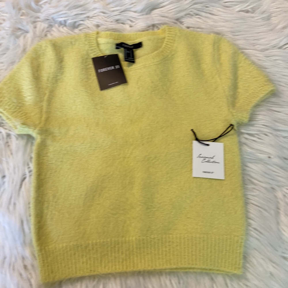 Forever 21 Cropped Women Shirt brand new with tag very soft - Picture 5 of 8